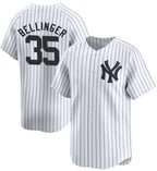 New York Yankees #35 Cody Bellinger White BUTLER 2024 Home Limited With Name Stitched Jersey