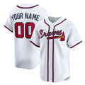 Custom Atlanta Braves White BUTLER Home Limited Jersey