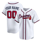 Custom Atlanta Braves White BUTLER Home Limited Jersey