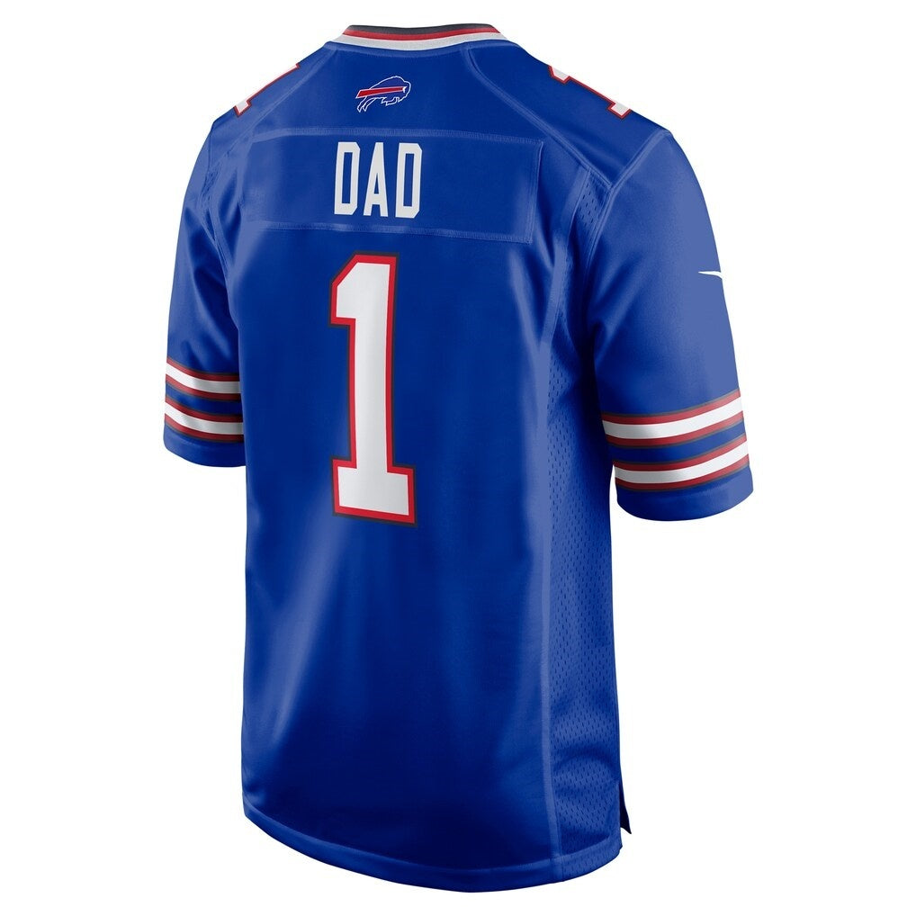 B.Bills Number #1 Dad Royal BUTLER Game Jersey