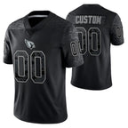 Custom A.Cardinals ACTIVE PLAYER Black BUTLER Reflective Limited Stitched Jersey