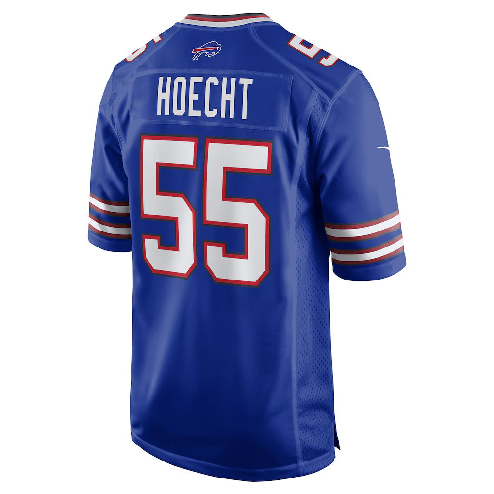 B.Bills #55 Michael Hoecht Royal BUTLER Team Game Jersey