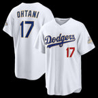 Los Angeles Dodgers #17 Shohei Ohtani White BUTLER 2026 Gold Collection Stadium Jersey