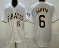 Pittsburgh Pirates #6 Konnor Griffin White BUTLER Limited Jersey