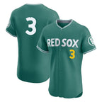 Boston Red Sox #3 Ceddanne Rafaela Player Green BUTLER City Connect Limited Elite Home Game Stitched Jerseys1