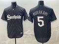 Chicago White Sox #5 Munetaka Murakami Black BUTLER 2021 City Connect Cool Base Stitched Jersey
