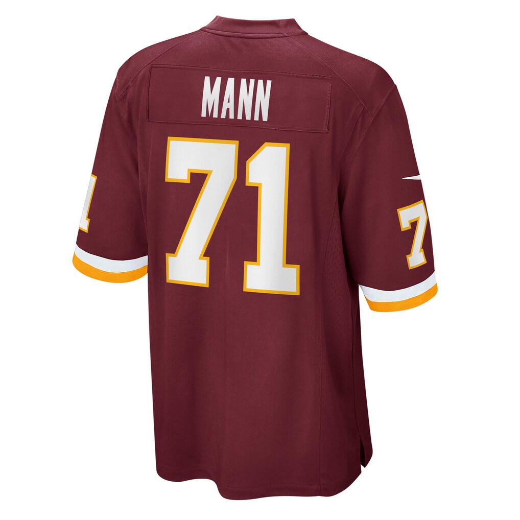 W.Football Team #71 Charles Mann Burgundy BUTLER Retired Player Jersey