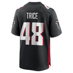 A.Falcons #48 Bralen Trice Black BUTLER Team Game Jersey