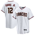 Arizona Diamondbacks #12 Lourdes Gurriel Jr Player White BUTLER Home Game Stitched Jerseys