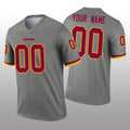Custom W.Redskins Gray BUTLER Inverted Legend Jersey