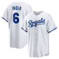 Kansas City Royals #6 Jonathan India White BUTLER Home Replica Player Jersey
