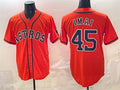 Houston Astros #45 Tatsuya Imai Orange BUTLER Cool Base Stitched Jersey
