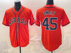 Houston Astros #45 Tatsuya Imai Orange BUTLER Cool Base Stitched Jersey