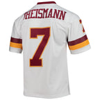 W.Football Team #7 Joe Theismann Mitchell & Ness White BUTLER Legacy Replica Jersey