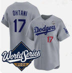 Los Angeles Dodgers #17 Shohei Ohtani Gray BUTLER 2025 World Series Limited Stitched Jersey