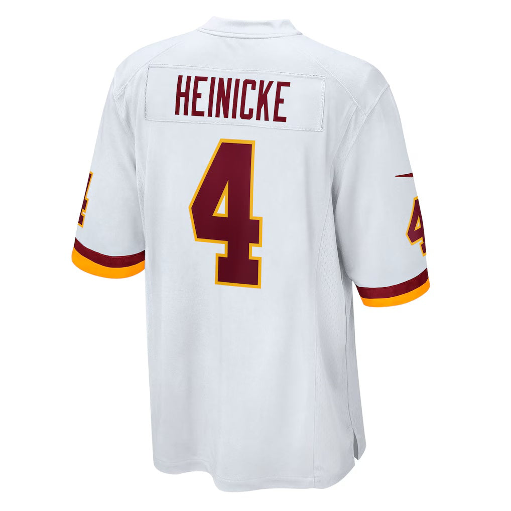 W.Football Team #4 Taylor Heinicke White BUTLER Game Jersey