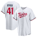 Minnesota Twins #41 Joe Ryan White BUTLER Home Replica Player Jersey
