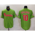 Philadelphia Phillies #10 JT Realmuto Green BUTLER With Patch Stitched Cool Base Jersey