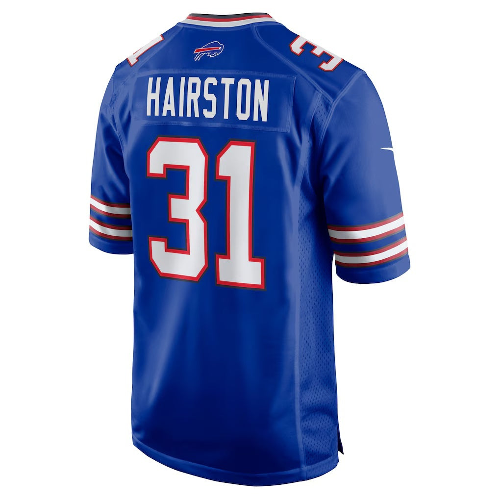 B.Bills #31 Maxwell Hairston Royal BUTLER 2025 active First Round Pick Game Jersey