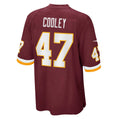 W.Football Team #47 Chris Cooley Retired Player Jersey - Burgundy BUTLER