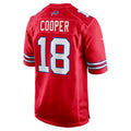 B.Bills #18 Amari Cooper Red BUTLER Alternate Game Jersey