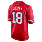 B.Bills #18 Amari Cooper Red BUTLER Alternate Game Jersey