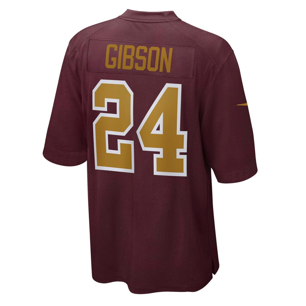 W.Football Team #24 Antonio Gibson Burgundy BUTLER Alternate Player Game Jersey