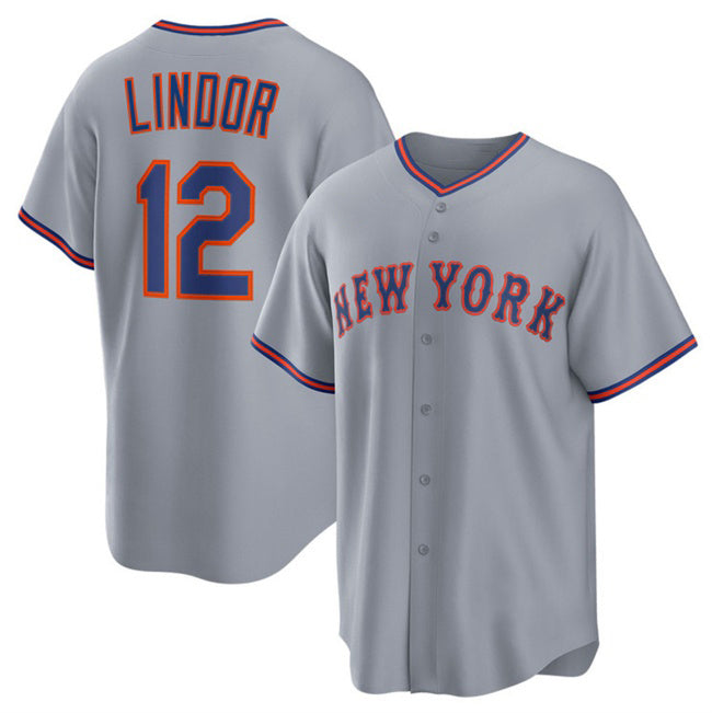 New York Mets #12 Francisco Lindor Gray BUTLER 2025 Limited Stitched Jersey
