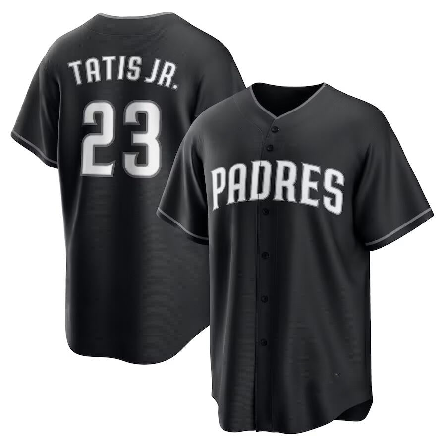 San Diego Padres #23 Fernando Tatis Jr. Black BUTLER Limited Stitched Jersey