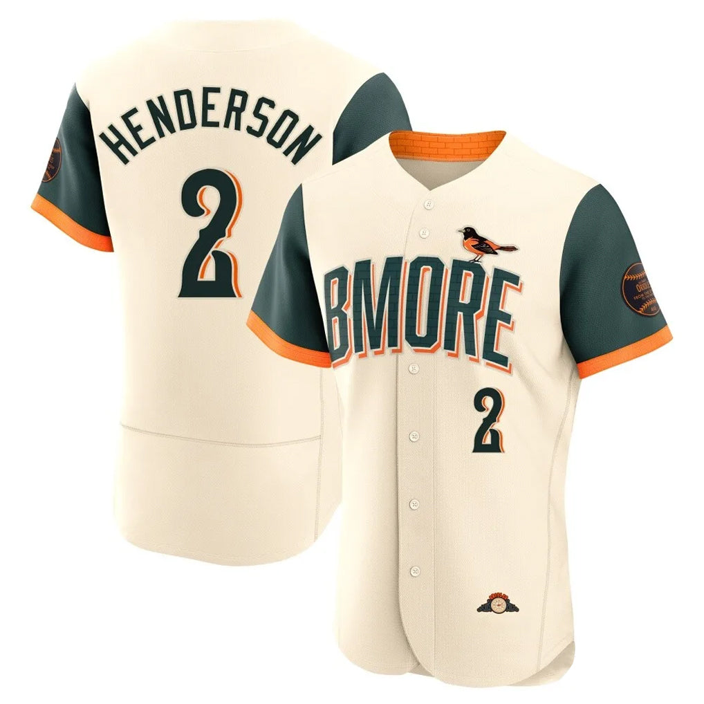Baltimore Orioles #2 Gunnar Henderson Player Cream BUTLER 2026 City Connect Limited Elite Home Game Stitched Jerseys