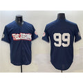 New York Yankees #99 Aaron Judge Navy BUTLER Bronx Graffiti Vapor Limited Stitched Jersey