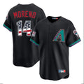 Arizona Diamondbacks #14 Gabriel Moreno Player Black BUTLER USA 250 Fourth of July Home Game Stitched Jerseys