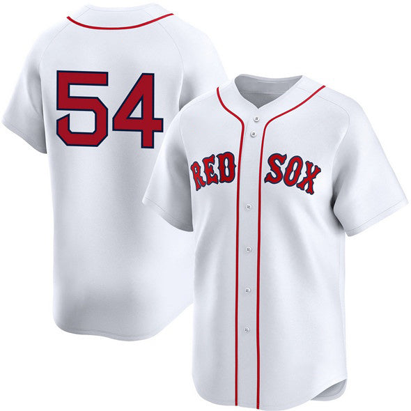 Boston Red Sox #54 Lucas Giolito White BUTLER No Name 2024 Home Limited Stitched Jersey