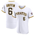 Pittsburgh Pirates #6 Konnor Griffin White BUTLER Home Authentic Jersey