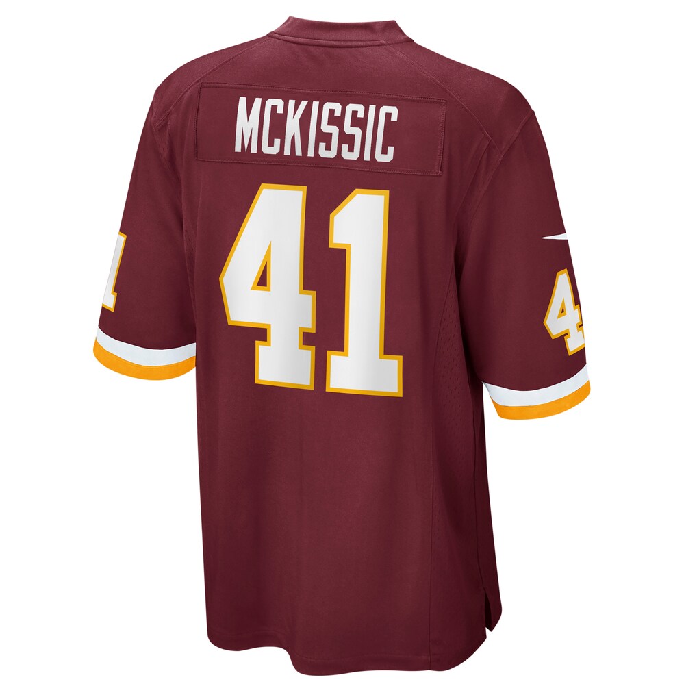 W.Football Team #41 J.D. McKissic Burgundy BUTLER Game Player Jersey