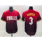 Philadelphia Phillies #3 Bryce Harper Red BUTLER 2024 City Cool Base Jersey