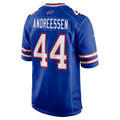 B.Bills #44 Joe Andreessen Royal BUTLER Game Jersey