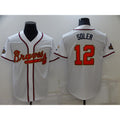 Atlanta Braves #12 Jorge Soler 2022 White Gold BUTLER World Series Champions Program Cool Base Stitched Jersey