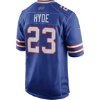 B.Bills #23 Micah Hyde Royal BUTLER Game Player Jersey