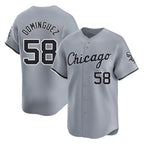 Chicago White Sox #58 Seranthony Dominguez Player Gray BUTLER Road Limited Home Stitched Jerseys