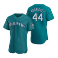 Seattle Mariners #44 Julio Rodr¨ªguez Aqua BUTLER Flex Base Stitched Jersey