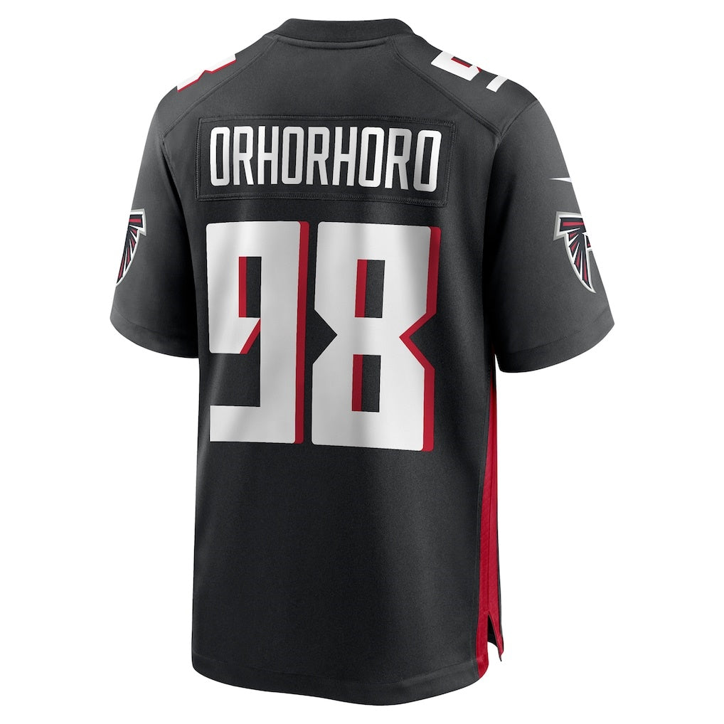 A.Falcons #98 Ruke Orhorhoro Black BUTLER Team Game Jersey