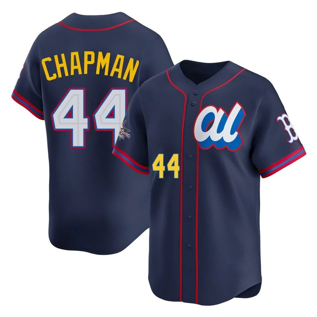 Boston Red Sox #44 Aroldis Chapman Player Navy BUTLER American League All-Star Edition Game Stitched Jerseys