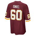 W.Football Team #60 Keith Ismael Burgundy BUTLER Game Player Jersey