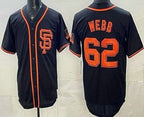 San Francisco Giants #62 Logan Webb Black BUTLER Limited Jersey