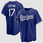 Los Angeles Dodgers #17 Shohei Ohtani Blue BUTLER 2025 World Series Champions Stitched Jersey