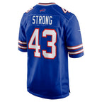 B.Bills #43 Dorian Strong Royal BUTLER Team Game Jersey
