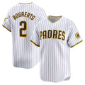 San Diego Padres #2 Xander Bogaerts White BUTLER Home Limited Player Jersey