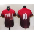Philadelphia Phillies #10 JT Realmuto Red BUTLER 2024 City Connect Limited Stitched Jerseys