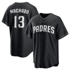 San Diego Padres #13 Manny Machado Black BUTLER Lights Out Limited Stitched Jersey